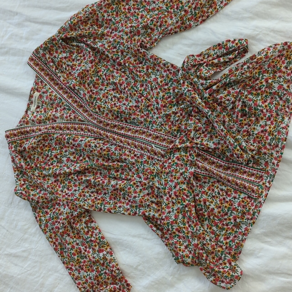 Bohemian floral top